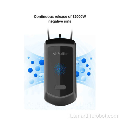 Mini purificatore d&#39;aria indossabile portatile intelligente